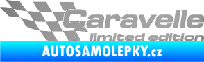 Samolepka Caravelle limited edition levá stříbrná metalíza