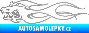 Samolepka Chapadelnik levá stříbrná metalíza