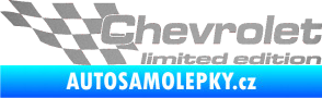 Samolepka Chevrolet limited edition levá stříbrná metalíza