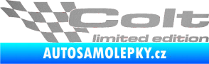 Samolepka Colt limited edition levá stříbrná metalíza