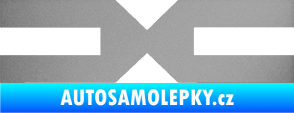 Samolepka Dacia 004 stříbrná metalíza
