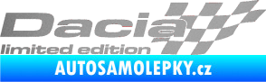 Samolepka Dacia limited edition pravá stříbrná metalíza