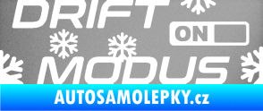 Samolepka Drit mód sníh stříbrná metalíza