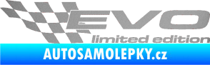 Samolepka Evo limited edition levá stříbrná metalíza