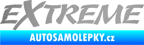 Samolepka Extreme 003 stříbrná metalíza