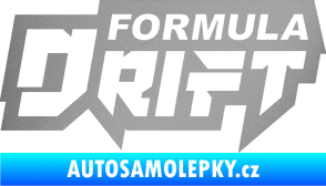 Samolepka Formula drift nápis stříbrná metalíza