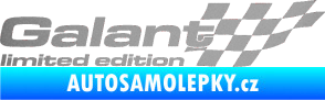 Samolepka Galant limited edition pravá stříbrná metalíza