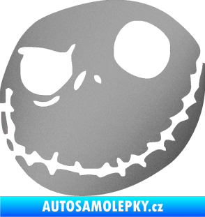 Samolepka Halloween 008 levá stříbrná metalíza