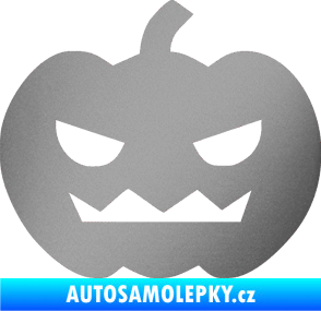 Samolepka Halloween 013 levá stříbrná metalíza