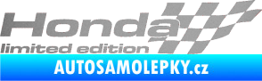 Samolepka Honda limited edition pravá stříbrná metalíza