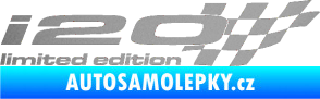 Samolepka i20 limited edition pravá stříbrná metalíza