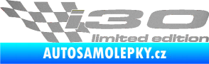 Samolepka i30 limited edition levá stříbrná metalíza