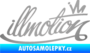 Samolepka Illmotion stříbrná metalíza
