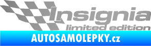 Samolepka Insignia limited edition levá stříbrná metalíza