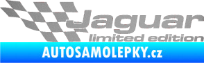 Samolepka Jaguar limited edition levá stříbrná metalíza