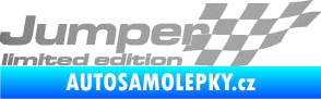 Samolepka Jumper limited edition pravá stříbrná metalíza
