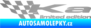 Samolepka Ka limited edition levá stříbrná metalíza