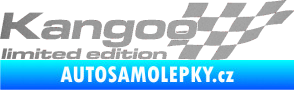 Samolepka Kangoo limited edition pravá stříbrná metalíza