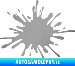 Samolepka Kaňka 002 levá stříbrná metalíza