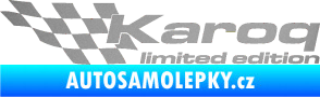 Samolepka Karoq limited edition levá stříbrná metalíza