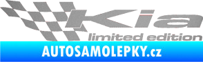 Samolepka Kia limited edition levá stříbrná metalíza