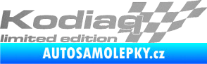 Samolepka Kodiaq limited edition pravá stříbrná metalíza