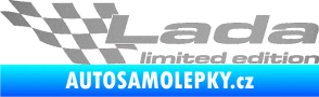 Samolepka Lada limited edition levá stříbrná metalíza