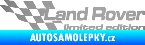 Samolepka Land Rover limited edition levá stříbrná metalíza