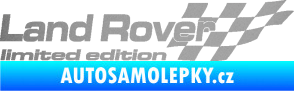 Samolepka Land Rover limited edition pravá stříbrná metalíza