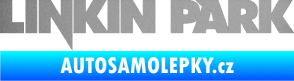 Samolepka Linkin Park 002 stříbrná metalíza