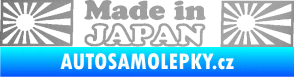 Samolepka Made in Japan 002 stříbrná metalíza