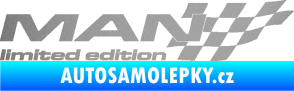 Samolepka MAN limited edition pravá stříbrná metalíza