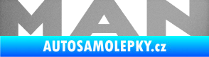 Samolepka MAN nápis stříbrná metalíza