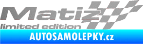 Samolepka Matiz limited edition pravá stříbrná metalíza