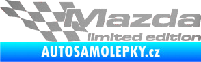 Samolepka Mazda limited edition levá stříbrná metalíza