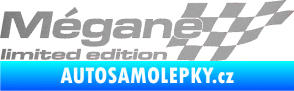 Samolepka Mégane limited edition pravá stříbrná metalíza