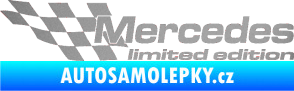 Samolepka Mercedes limited edition levá stříbrná metalíza