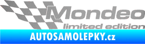 Samolepka Mondeo limited edition levá stříbrná metalíza