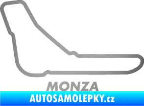 Samolepka Okruh Monza stříbrná metalíza