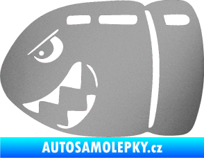 Samolepka Náboj 002 levá stříbrná metalíza