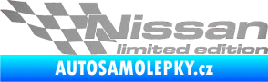 Samolepka Nissan limited edition levá stříbrná metalíza