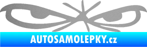 Samolepka Oči 002 pravá stříbrná metalíza