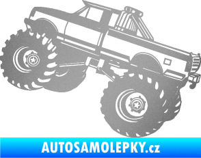 Samolepka Off Road 003 levá stříbrná metalíza