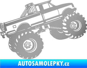 Samolepka Off Road 003 pravá stříbrná metalíza
