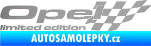 Samolepka Opel limited edition pravá stříbrná metalíza