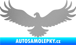 Samolepka Orel 006 levá stříbrná metalíza