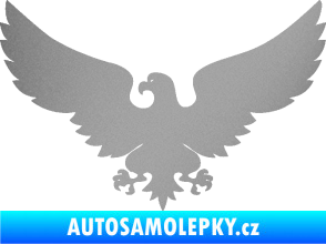 Samolepka Orlice 001 levá stříbrná metalíza