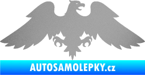 Samolepka Orlice 002 pravá stříbrná metalíza