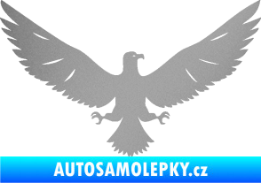 Samolepka Orlice 004 pravá stříbrná metalíza