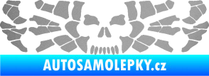 Samolepka Pavouk 017 smrťák stříbrná metalíza